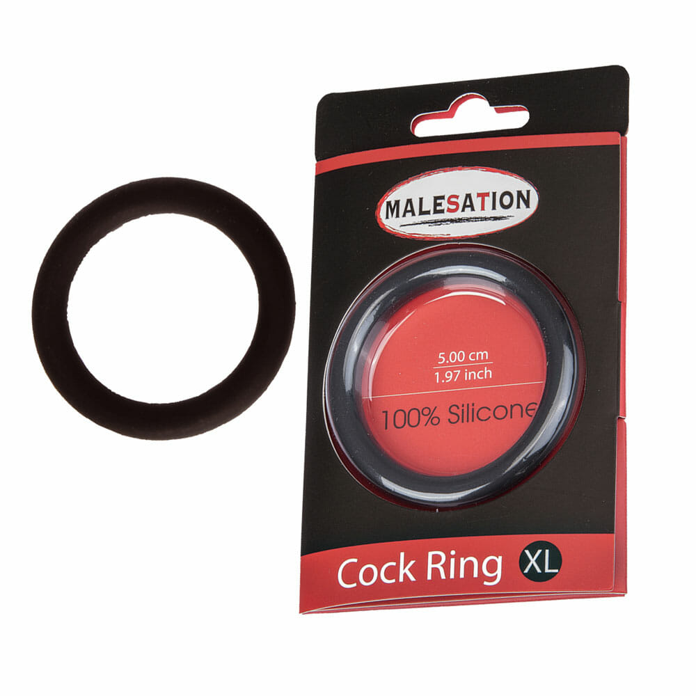 MALESATION Silicone Cock Ring XL 5cm.